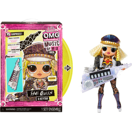 Mga underholdning l.o.l. overraskelse! omg remix rock - fame queen og keytar pop