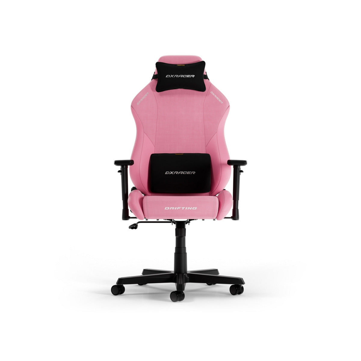 Dxracer Drifting XL Pink stof gaming stol (sort)