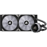 Sharkoon s80 rgb vandkøling (sort, 4-benet pwm ventilatorstik)