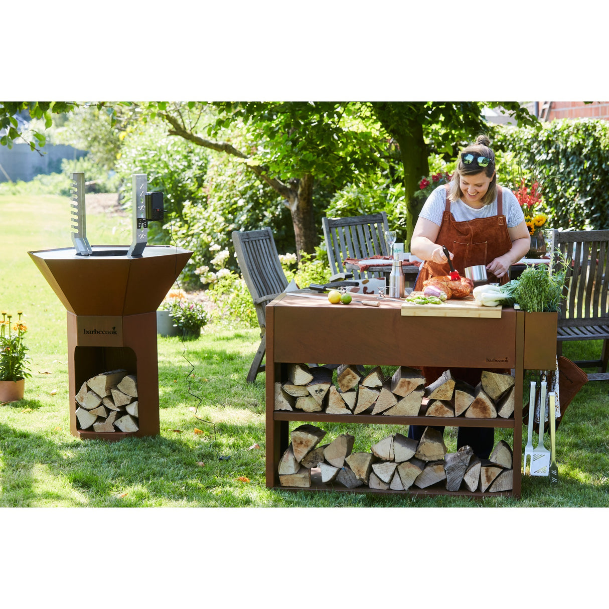 Barbecook nestor buddy fra corten stål bord