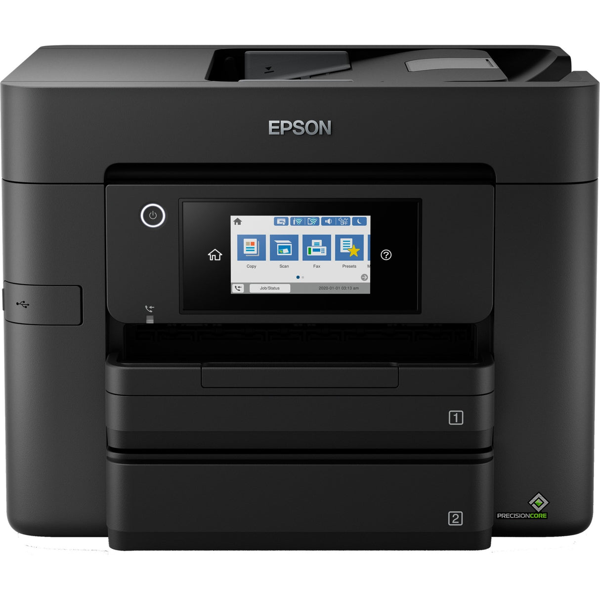 Epson workforce pro wf-4830dtwf alt-i-en inkjetprinter med faxfunktion (sort)