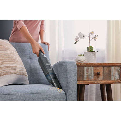 Black+decker hlvc320j11-qw 12v 2.0ah slim handvac kruimeldief handstofzuiger (zwart, incl. jack-plug lader)