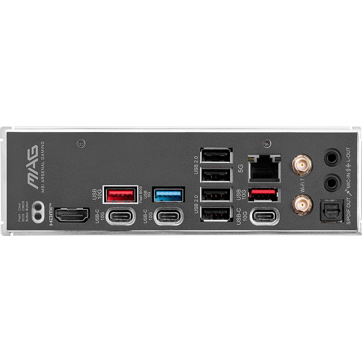 MSI Mag B850 Tomahawk Max WiFi Socket AM5 bundkort (RAID, 5GB-LAN, WiFi 7, BT, lyd, ATX)
