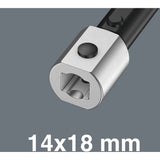 Wera klik-moment x 7 momentnøgle til indsatsværktøj (sort grøn, 10-100 nm)