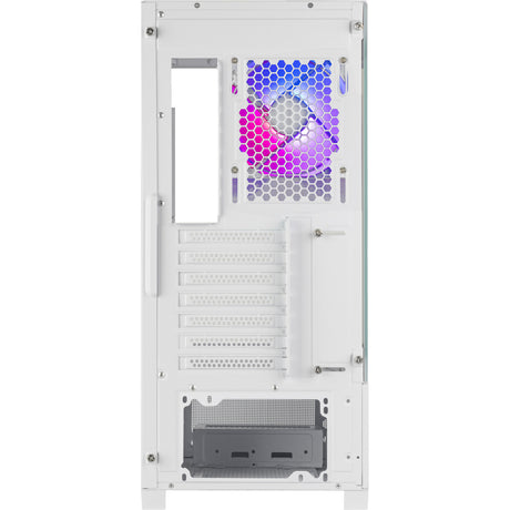 Silverstone lucid 05 mini tårnhus (hvid | 2x USB-A | 1x USB-C | RGB | hærdet glas)