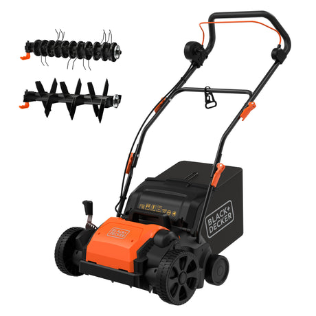 Black+decker verticuteermachine 1200w verticuteerder en beluchten beoep320-qs