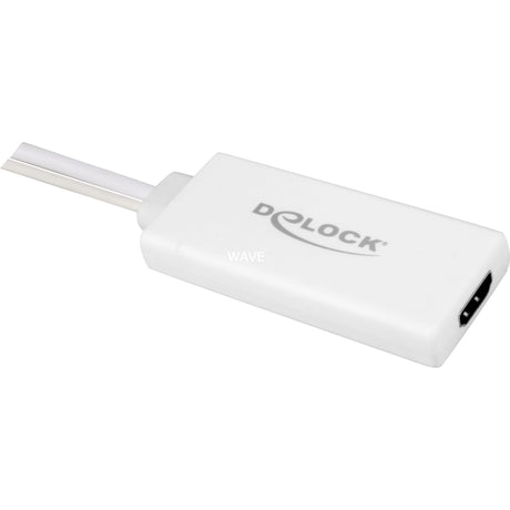 Delock VGA + lyd > HDMI-adapter (hvid, 0,25 meter)