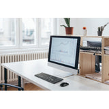Kensington km150 eq trådløst desktop sæt desktop sæt (sort, us layout (qwerty), membran, 100%, 1200 dpi)