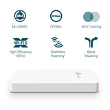 Tp-link omada eap615-wall ax1800 vægplade wifi 6 adgangspunkt (hvid, poe)