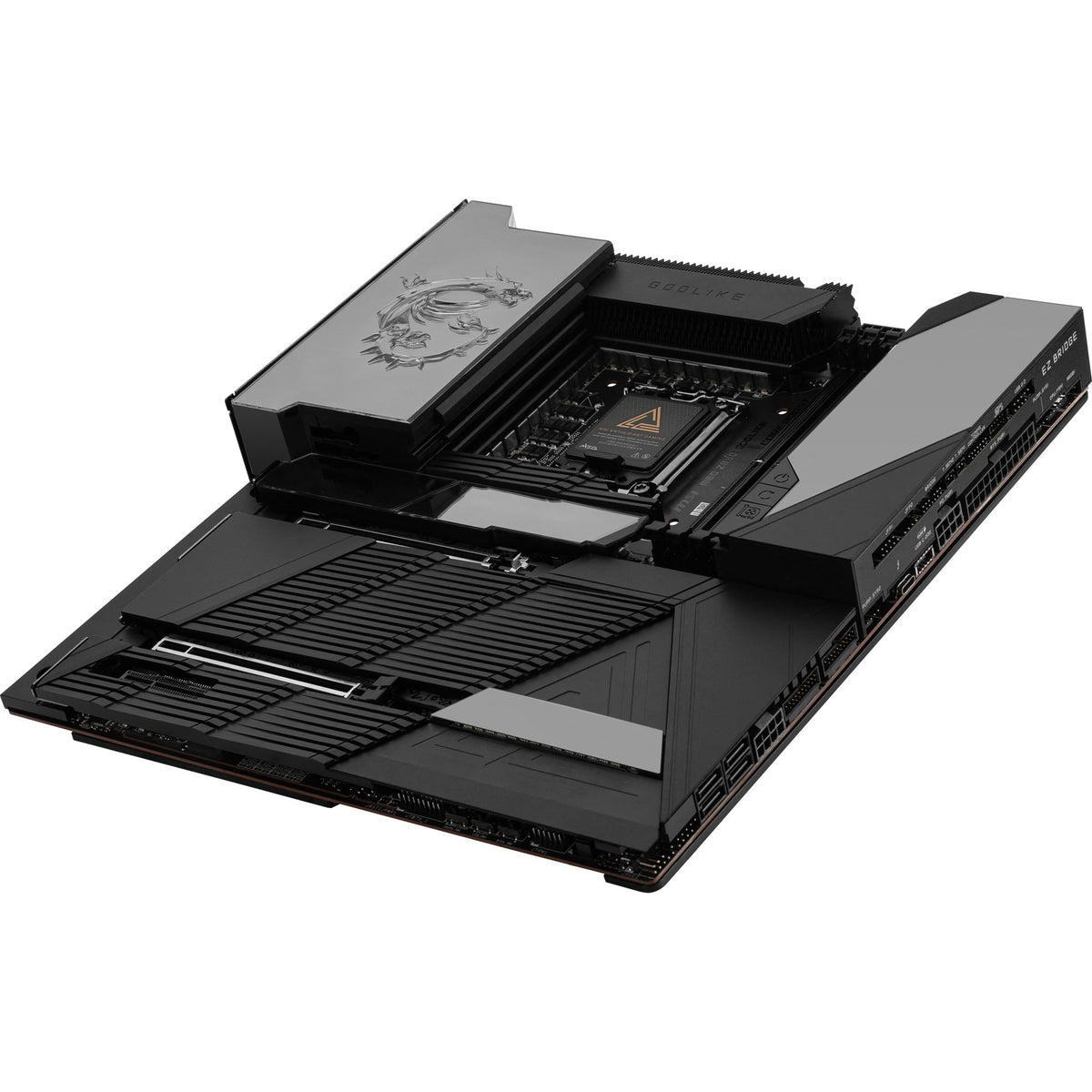 Msi Meg Z890 Godlike Socket 1851 bundkort (sort, RAID, 10GB-LAN, 5GB-LAN, WLAN, BT, Sound, E-ATX)