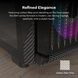 Montech x5m midi tårnhus (sort | 2x USB-A | 1x USB-C | RGB | hærdet glas)