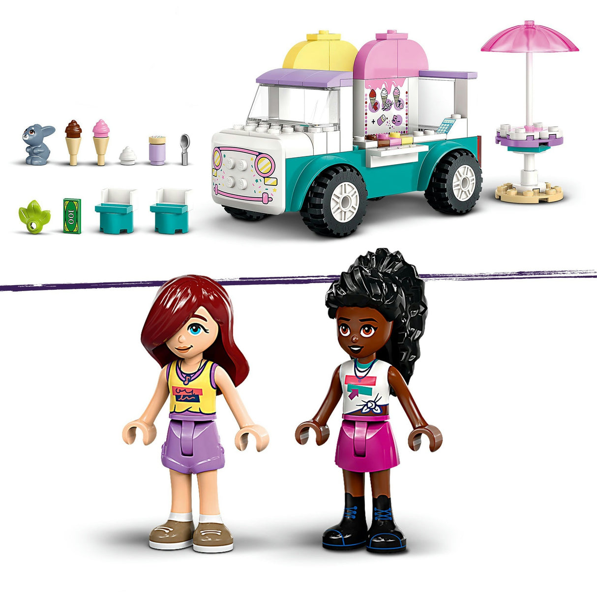 Lego friends heartlake city isbil kreativt legetøj - 42644