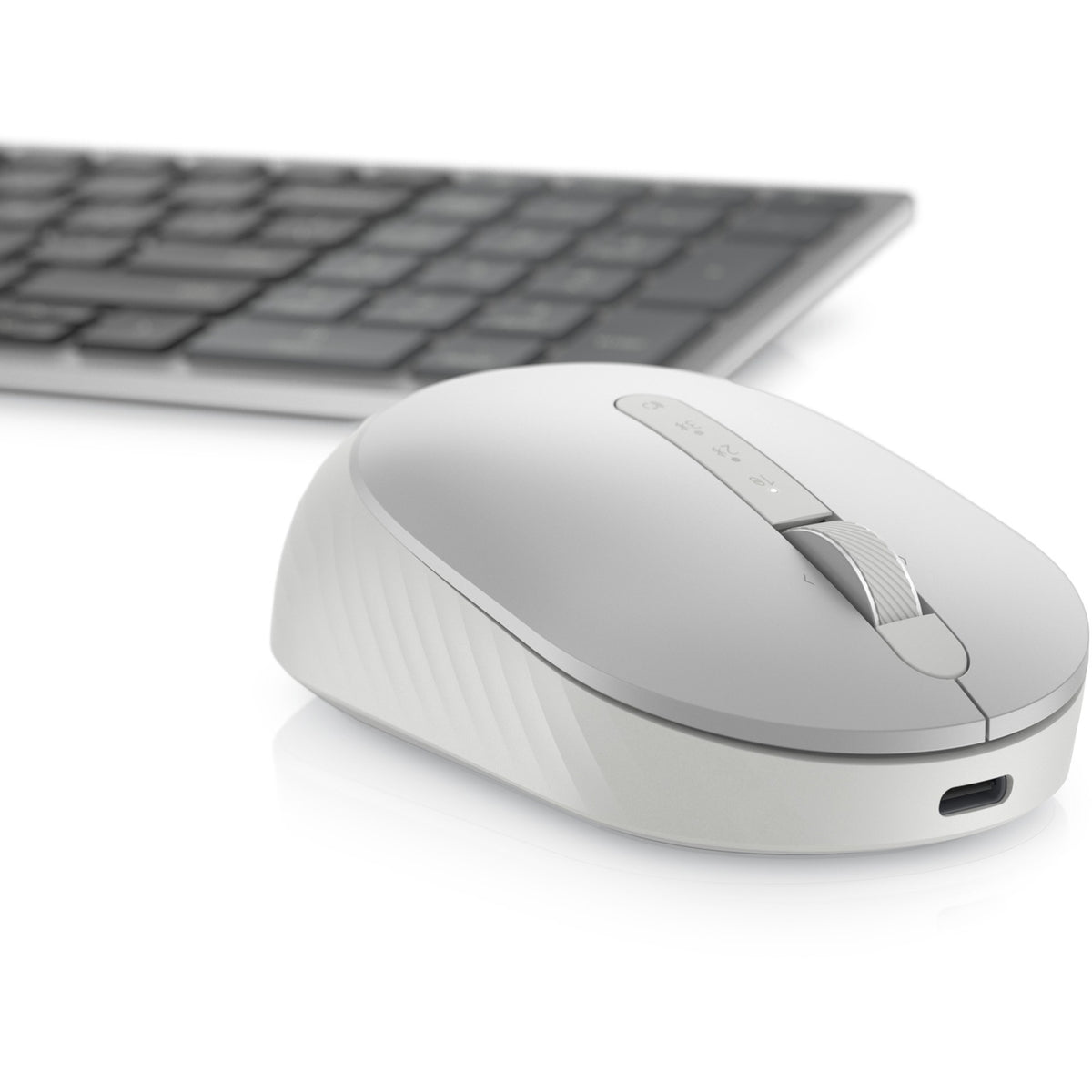 Dell pro premium kompakt mus - ms7421w (sølv hvid, 1000 - 4000 dpi)