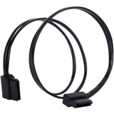 Silverstone sata iii kabel 30 cm (sort, 6gb s, lavprofilstik, cp11b-300)