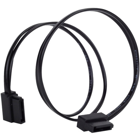 Silverstone sata iii kabel 30 cm (sort, 6gb s, lavprofilstik, cp11b-300)