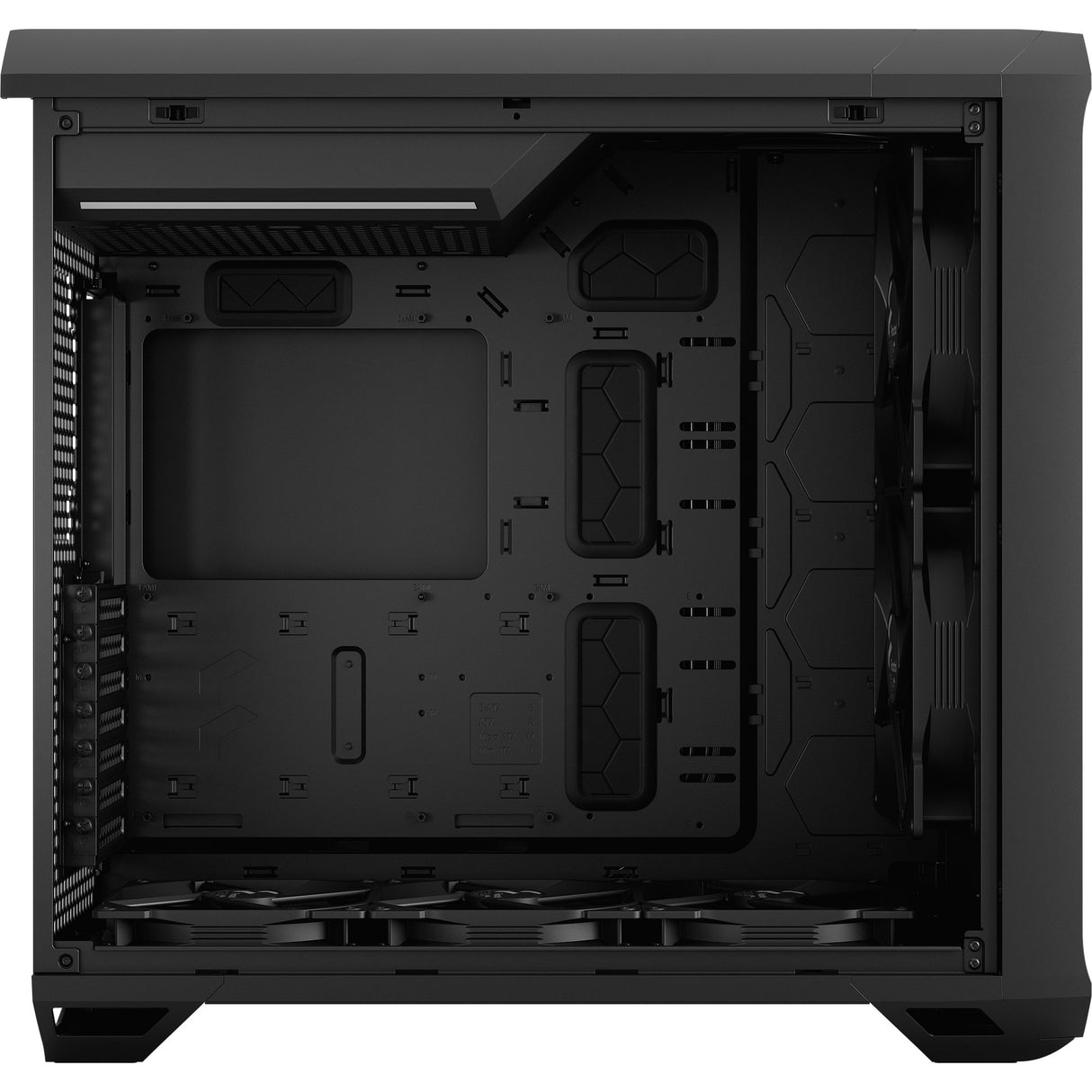 Fractal design torrent sort solid midi tårnhus (sort | 2x USB-A | 1x USB-C)