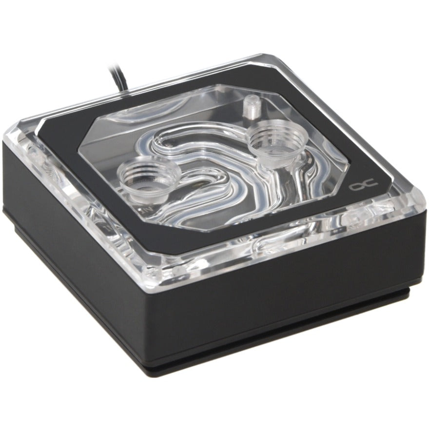 Alphacool eisblock xpx aurora edge akrylsort CPU-køler (gennemsigtig sort)