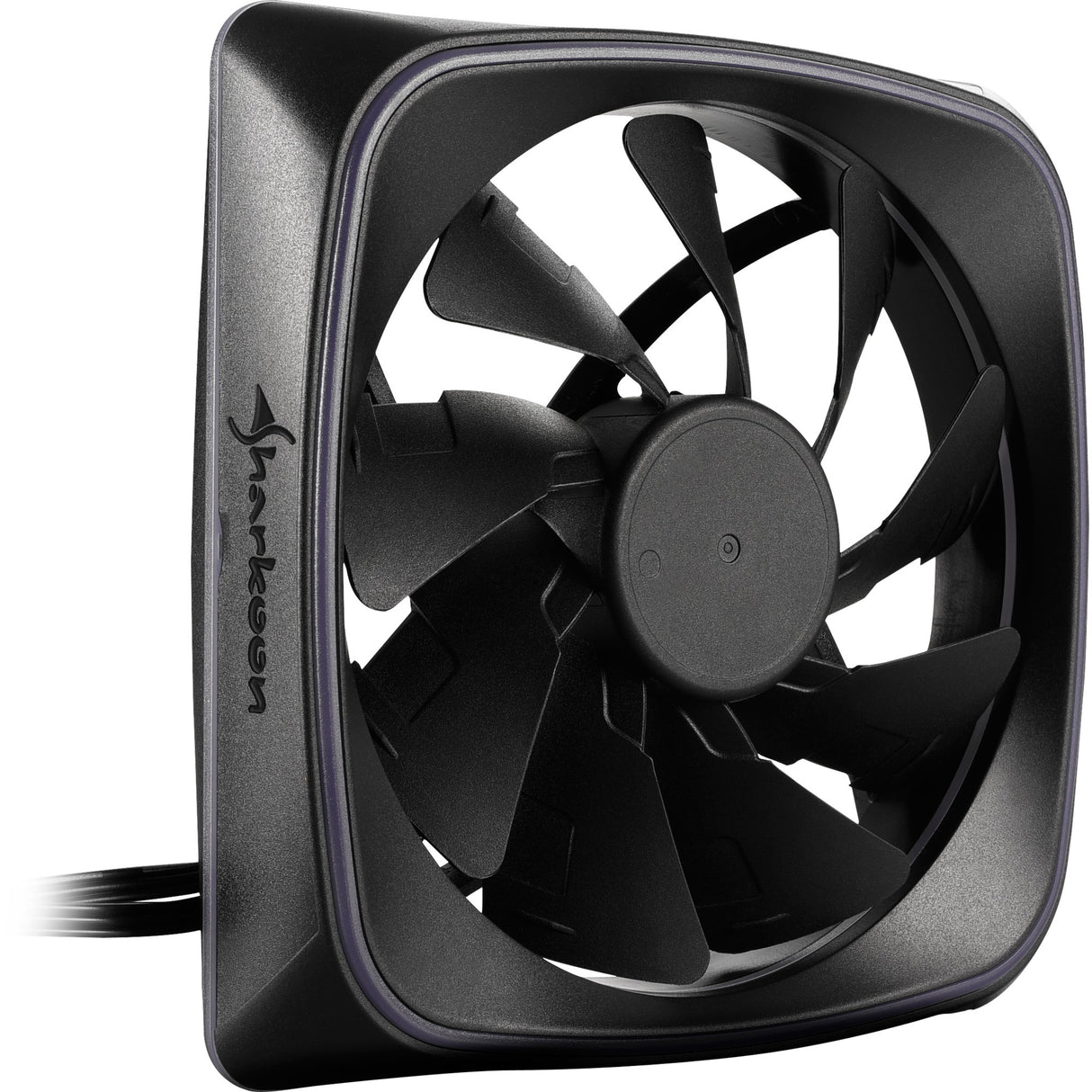 Sharkoon rgb shark lights case ventilator (sort, 120 x 120 x 25 mm)