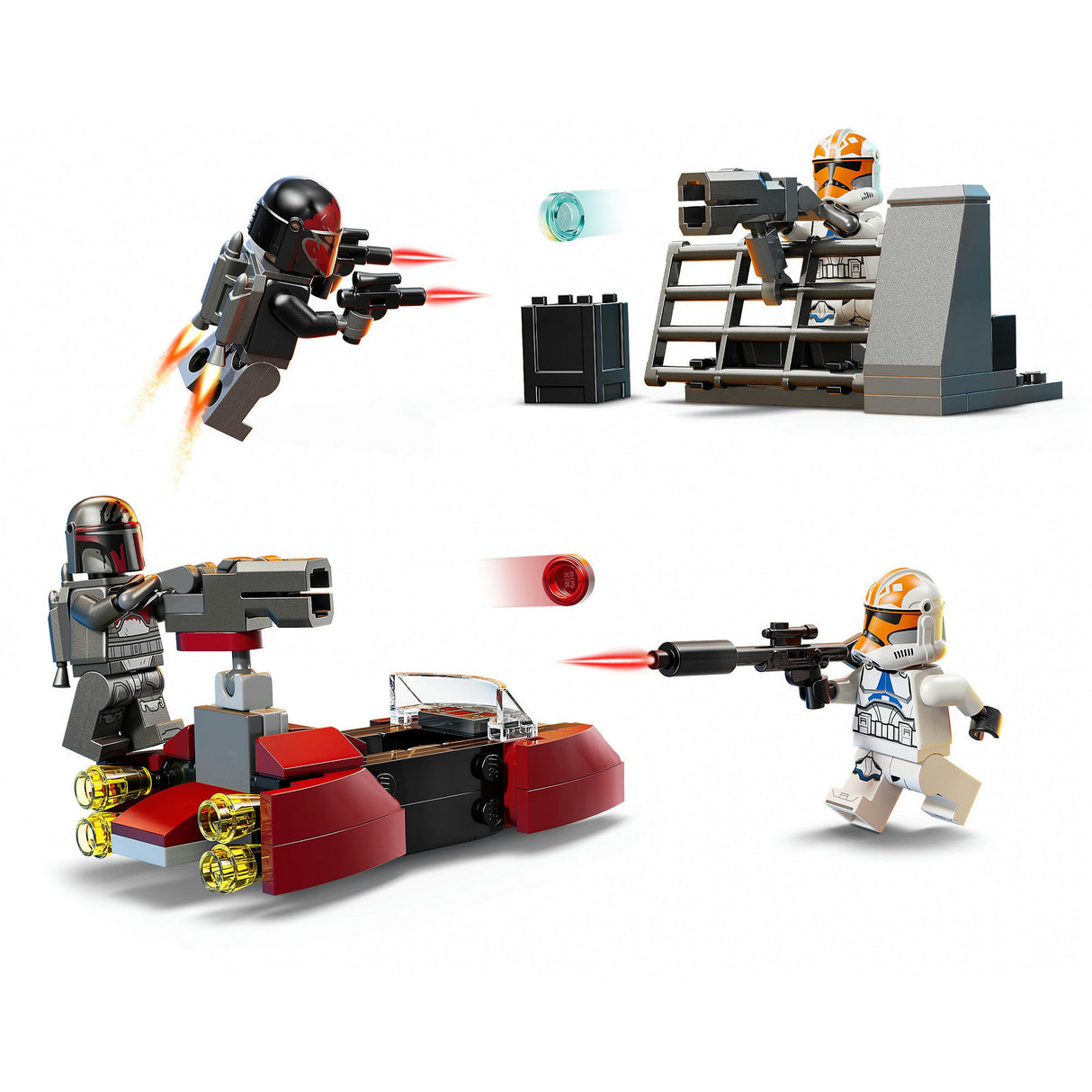 Lego star wars siege of mandalore kamppakke - gave til drenge fra 6 år - 75449