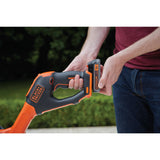 Black+decker batteri græstrimmer stc1820pcb (orange sort, batteri medfølger ikke)