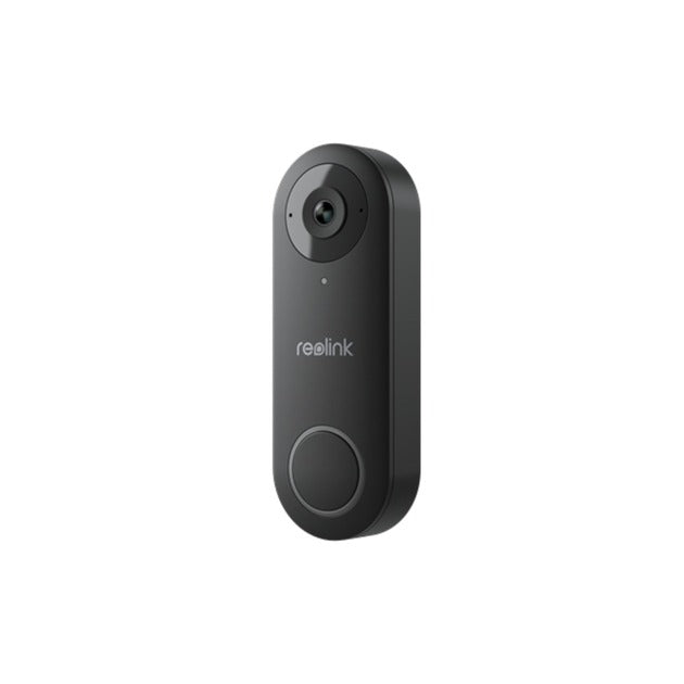 Reolink smart 2k+ kablet poe videodørklokke med klokke (sort)