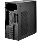 Silverstone sst-ps13b midi tårnhus (sort | 2x USB-A)
