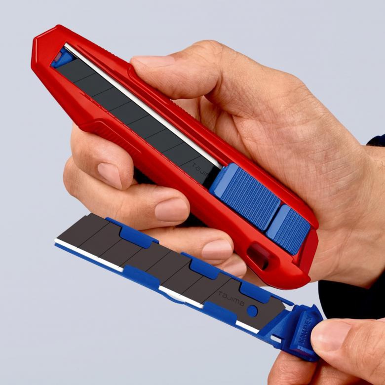 Knipex cutix universal knivboksskærer (rød blå, inkl. 2 knivblade)