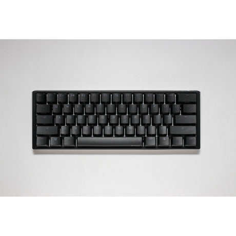 Ducky one 3 klassisk mini rgb mekanisk tastatur (sort, us-layout (qwerty), cherry mx silent red, 60%, rgb led, double-shot pbt, hot-swappable, quack mekanik)
