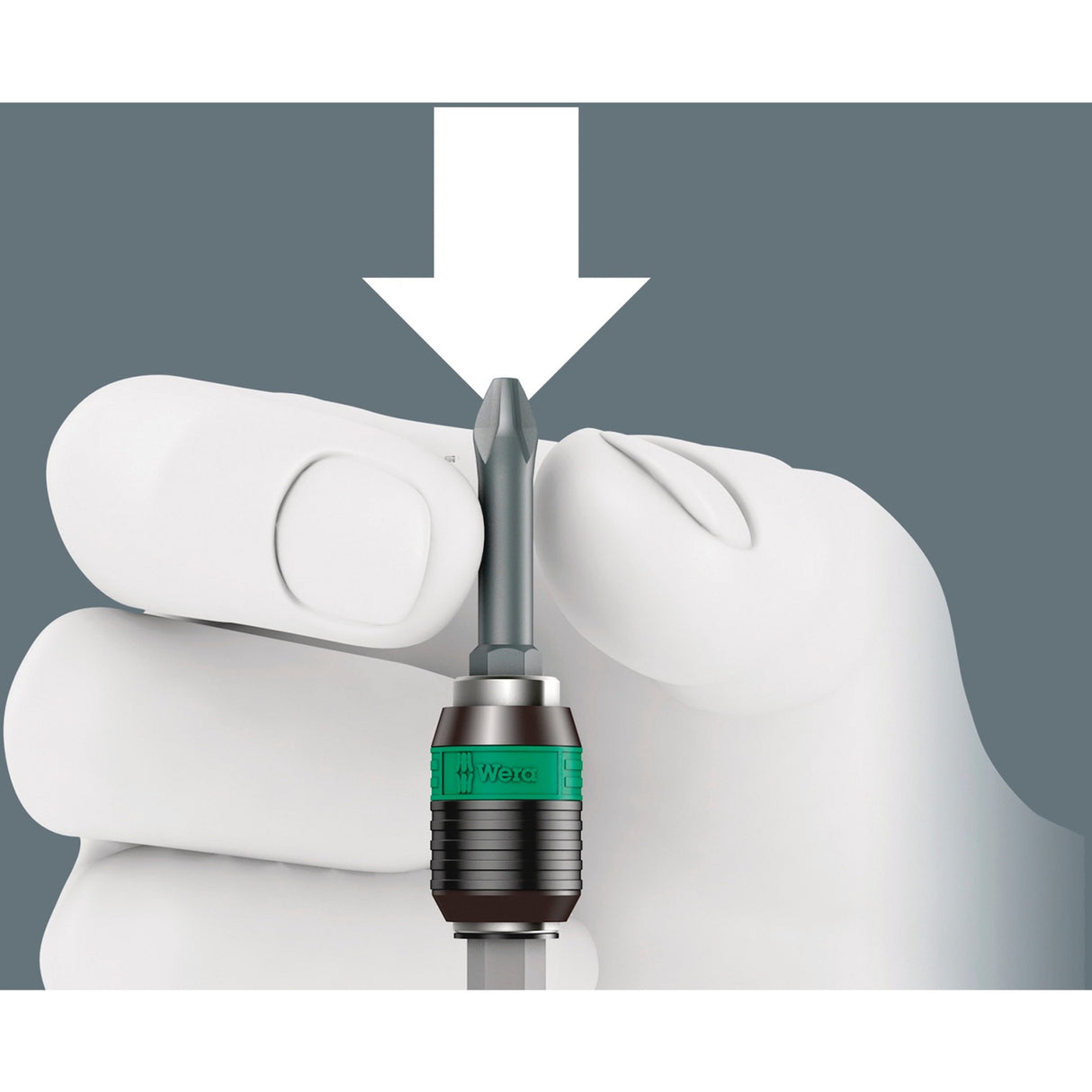 Wera kraftform kompakt 838 ra-r m imperial sæt 1 bit sæt (sort grøn, 15 stk.)