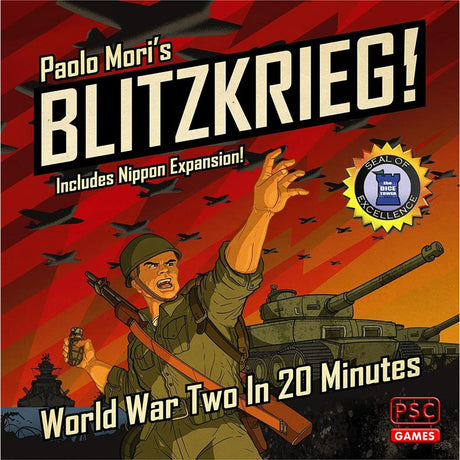 Europæisk spillernetværk blitzkrieg! brætspil (engelsk, 1 - 2 spillere, 20 - 45 minutter, fra 14 år)