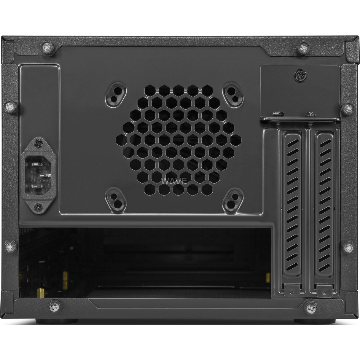 Sharkoon shark zone c10 mini tårnhus (sort | 2x USB-A)
