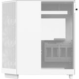 Nzxt h6 flow midi tårnhus (hvid | 2x USB-A | 1x USB-C | hærdet glas)