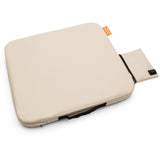 Hyggelig jord udendørs infrarød opvarmet trådløs sædepude varmepude (lys beige, powerbank 10000 mah)