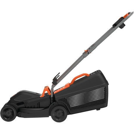 Black+decker 1000w 32cm plæneklipper + 250w græstrimmer (sort orange, græsplæner op til 250m²)