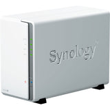 Synology disk station ds223j nas (hvid, 2x USB 3.2 gen 1)