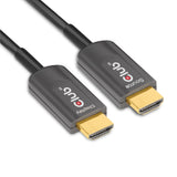 Club 3D Ultra High Speed AOC HDMI 2.1 certificeret ensrettet kabel han-han (sort, 20 meter, 4K 120Hz, 8K 60Hz, 48Gbps)