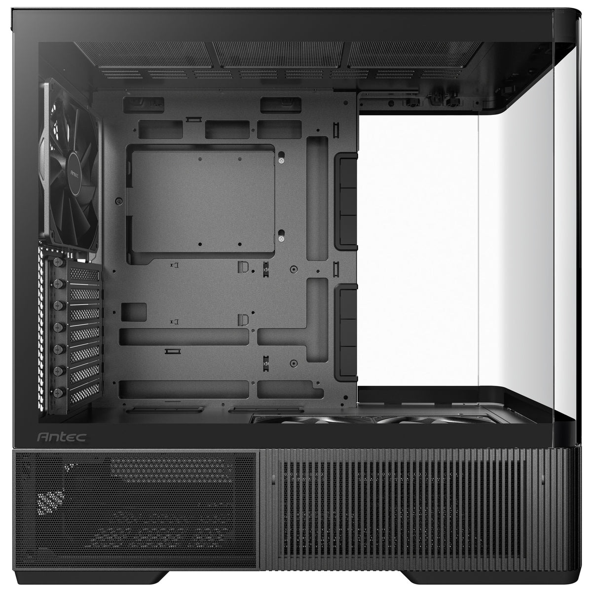 Antec c6 curve air midi tårnhus (sort | 2x USB-A | 1x USB-C | hærdet glas)