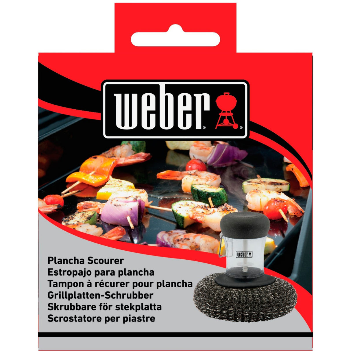 Weber universal multi-cleaner grillrensebørste (sort)