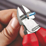 Knipex afisoleringssidetænger 14 22 160 skæretænger (rød blå, længde 160 mm, VDE testet)