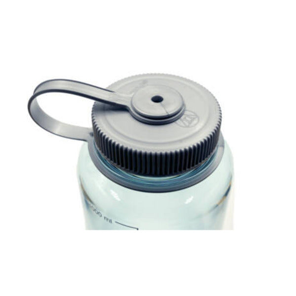 Nalgene bred mund sustain vandflaske, 1 liter drikkedunk (lyseblå)
