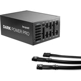 Vær stille! dark power pro 13 modulær 1300 watt strømforsyning (sort, 2x 12vhpwr, 6x pcie)
