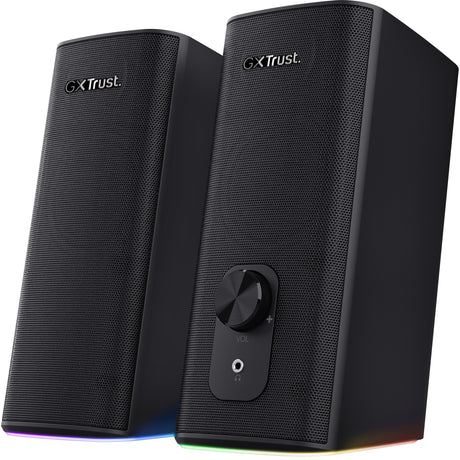 Trust GXT 612 Cetic PC-højttaler (sort, Bluetooth, RGB)