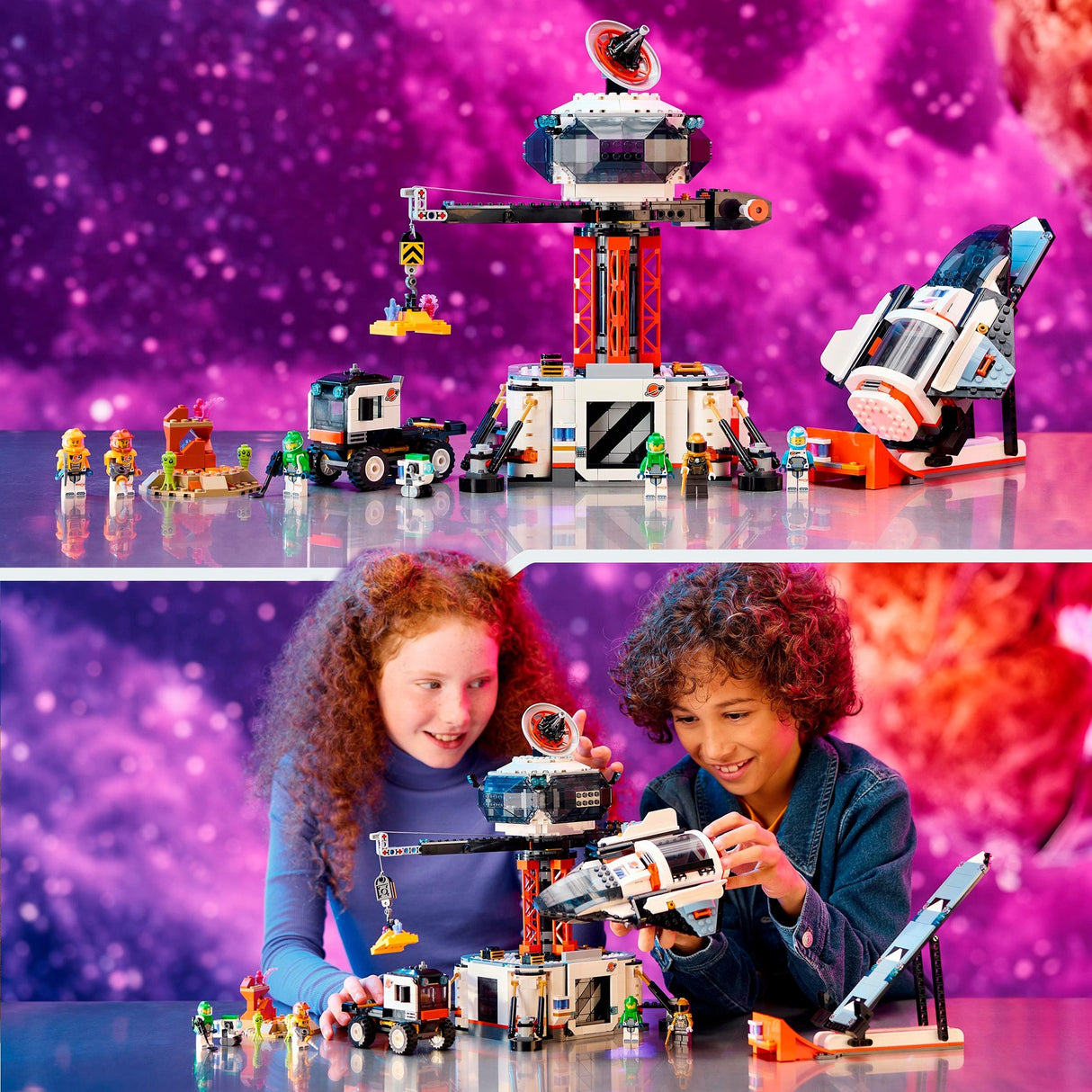 Lego City - rumbase og raketaffyringspude byggelegetøj (60434)