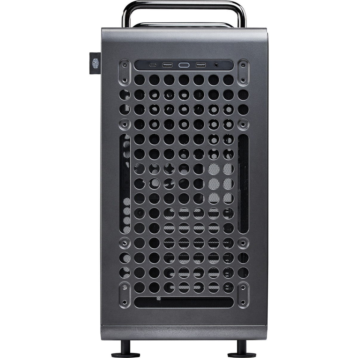Cooler Master Qube 540 Stardust Iron Midi Tower-hus (sort | 2x USB-A | 1x USB-C | hærdet glas)