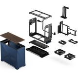 Fractal design æra 2 midnatsblåt mini tårnhus (mørkeblå | 2x USB-A | 1x USB-C)