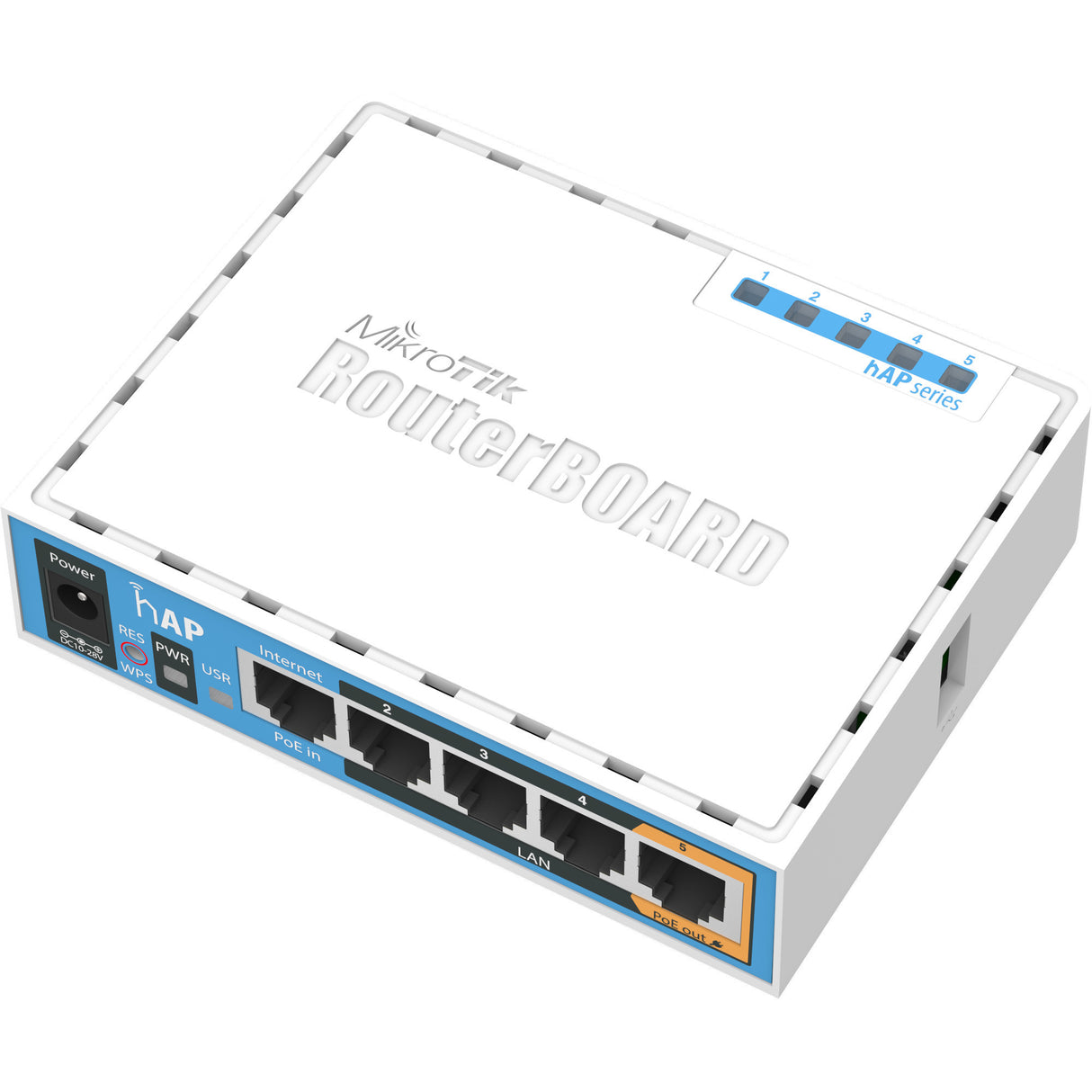 Mikrotik hap small home access point (rb951ui-2nd) (hvid, qualcomm qca9531 cpu, poe, wifi 4)