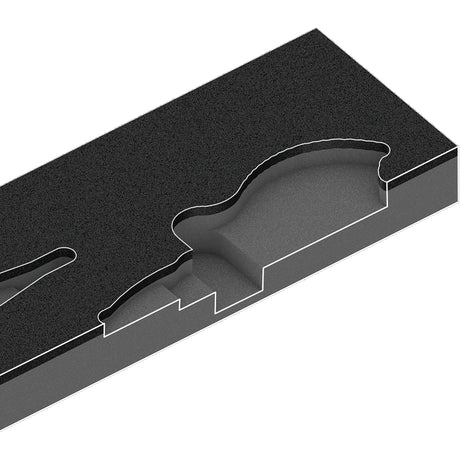 Wera 9781 skumgummi indsats med Knipex tang sæt 2, 3-delt - 05150181001