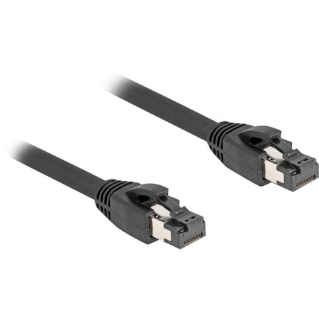 Delock netværkskabel s ftp, rj-45 med kat.8.1 (sort, 1 meter)