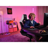 Trust GXT 703W Riye gaming stol (sort og hvid)