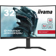 Iiyama G-Master Red Eagle GCB3280QSU-B2 31.5 buet gaming-skærm (sort, 2x HDMI, skærmport, 2x USB-A, USB-B, 180 Hz)